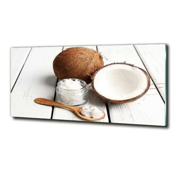 Glasbild Kokosnussöl