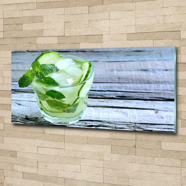 Glasbild Gurkenwasser