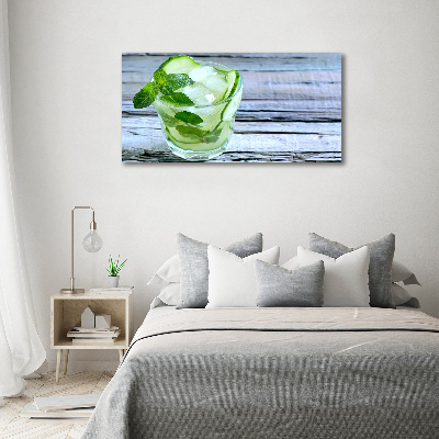 Glasbild Gurkenwasser