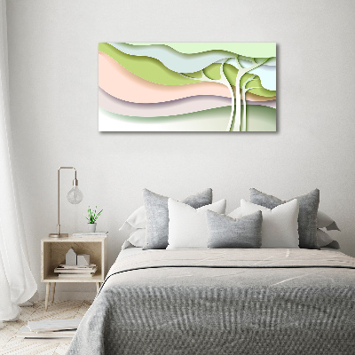 Bild auf glas Abstrakter Baum