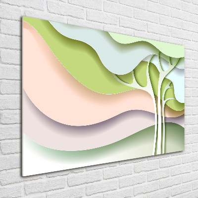 Bild auf glas Abstrakter Baum