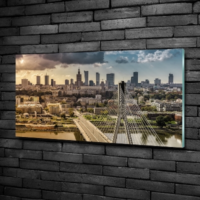 Bild auf glas Warschau, Polen