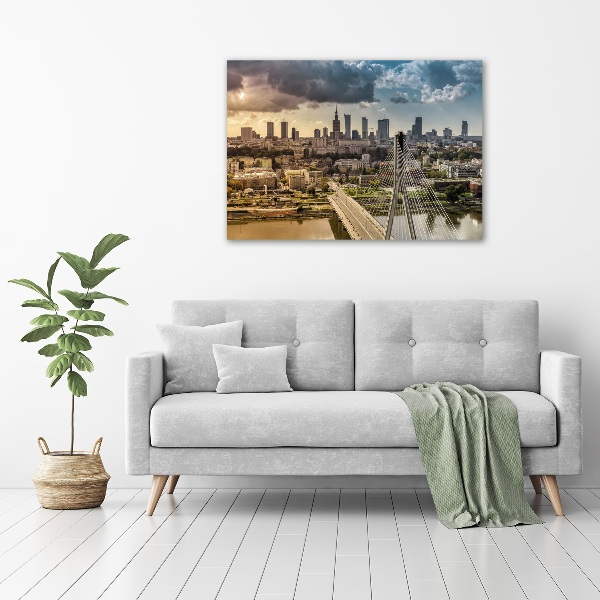 Bild auf glas Warschau, Polen