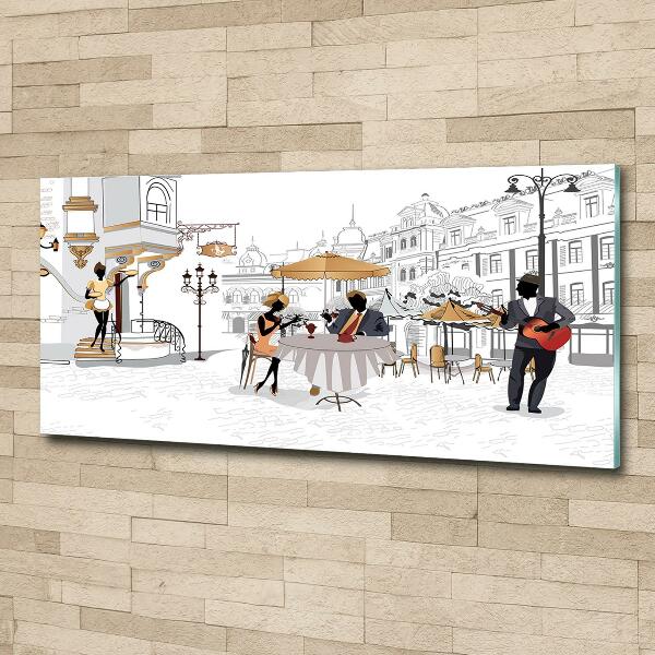 Bild auf glas Kaffeehaus