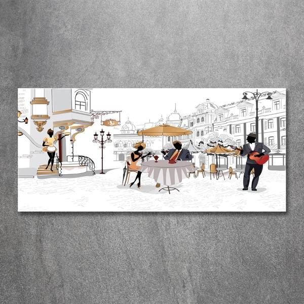 Bild auf glas Kaffeehaus