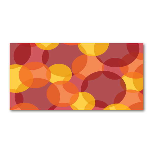 Glasbild Bunte Kreise