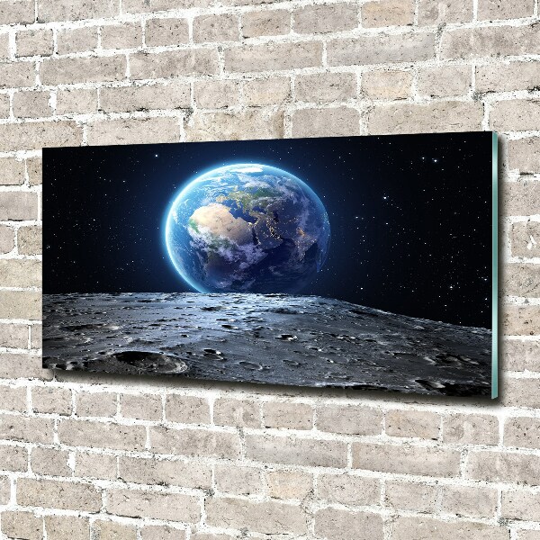 Glasbild Planet Erde