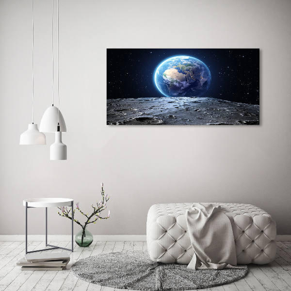 Glasbild Planet Erde