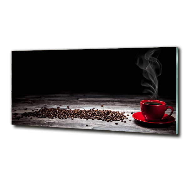 Glasbild Aromatischer Kaffee