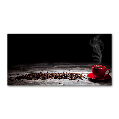 Glasbild Aromatischer Kaffee