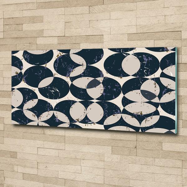 Glasbild Geometrischer Hintergrund