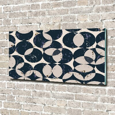 Glasbild Geometrischer Hintergrund