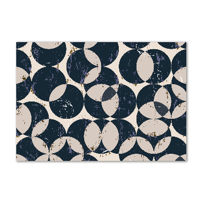 Glasbild Geometrischer Hintergrund