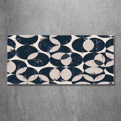 Glasbild Geometrischer Hintergrund