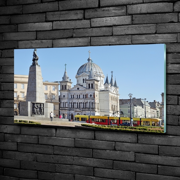 Bild auf glas Freiheitsplatz Łódź