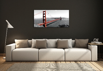 Bild auf glas San Francisco Brücke