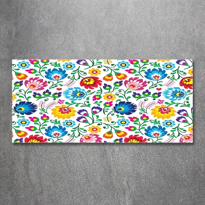 Foto glasbild Ethnisches Muster