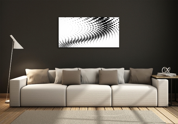 Glasbild Geometrischer Hintergrund