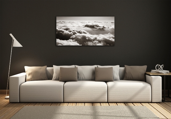 Foto glasbild Wolken aus der Vogelperspektive