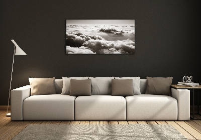 Foto glasbild Wolken aus der Vogelperspektive