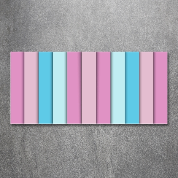 Bild auf glas Bunte Streifen