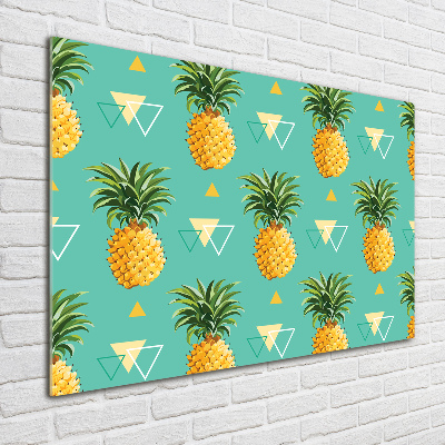 Foto glasbild Ananas