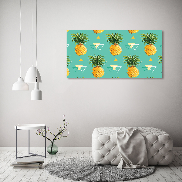 Foto glasbild Ananas