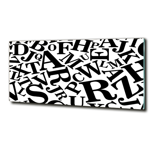 Bild auf glas Alphabet