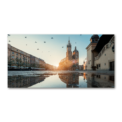 Glasbild Krakau, Polen