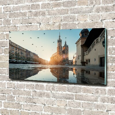 Glasbild Krakau, Polen