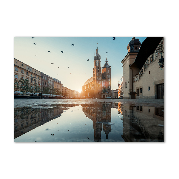 Glasbild Krakau, Polen