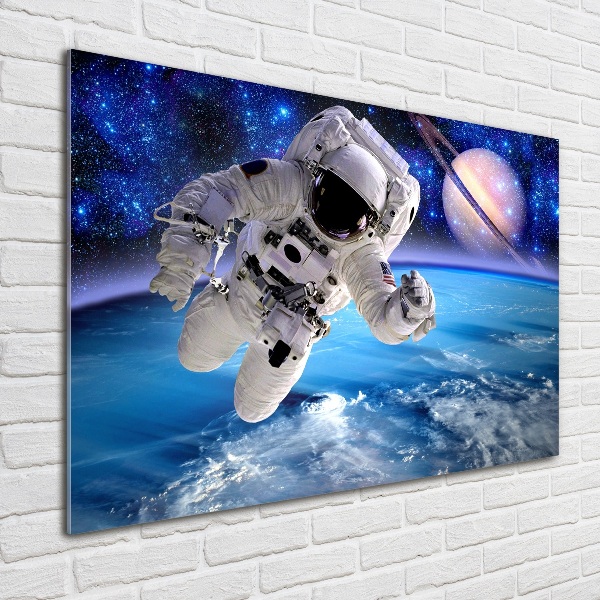 Glasbild Astronaut