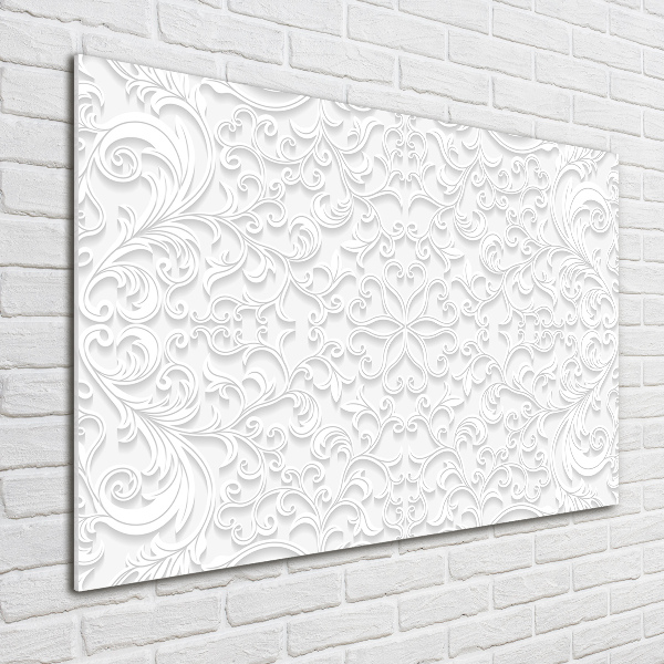 Foto glasbild Ornamente