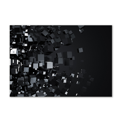 Glasbild 3D-Abstraktion