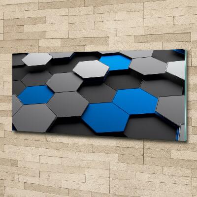 Bild auf glas 3D-Abstraktion