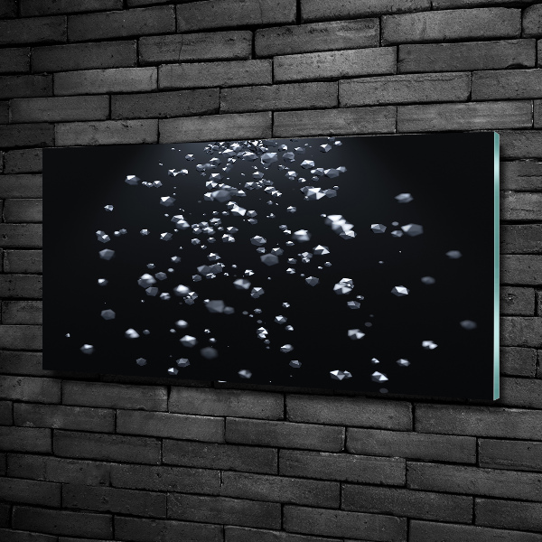 Glasbild 3D-Abstraktion