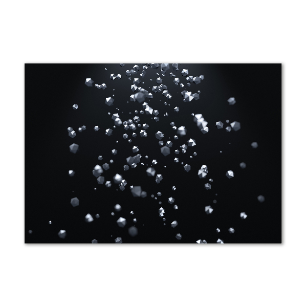 Glasbild 3D-Abstraktion