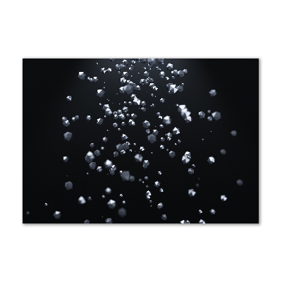 Glasbild 3D-Abstraktion