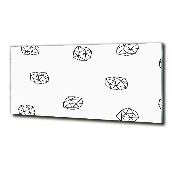 Glasbild Abstraktes Muster