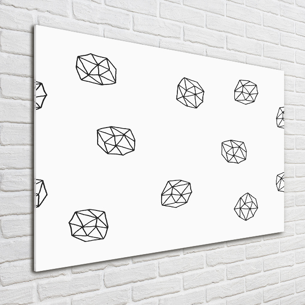 Glasbild Abstraktes Muster