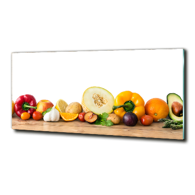 Foto glasbild Obst und Gemüse