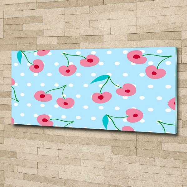 Bild auf glas Fruchtsymbole