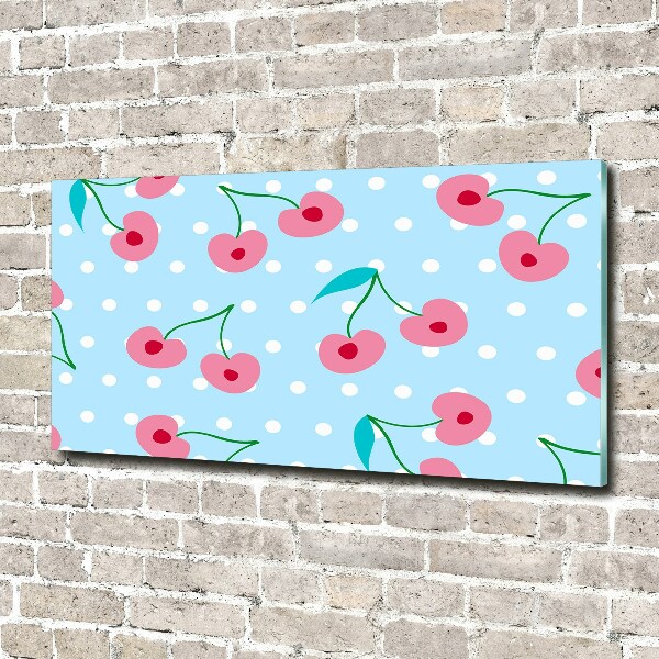 Bild auf glas Fruchtsymbole