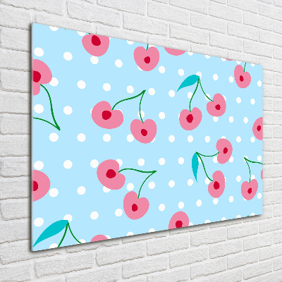 Bild auf glas Fruchtsymbole