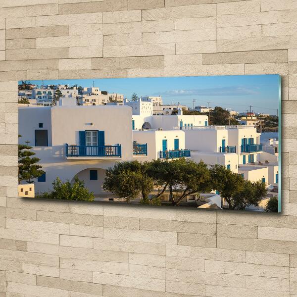 Glasbild Mykonos, Griechenland