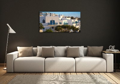 Glasbild Mykonos, Griechenland