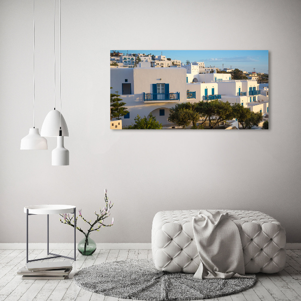 Glasbild Mykonos, Griechenland