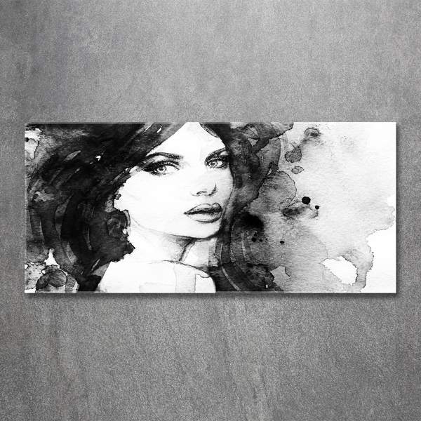 Foto glasbild Frauenporträt