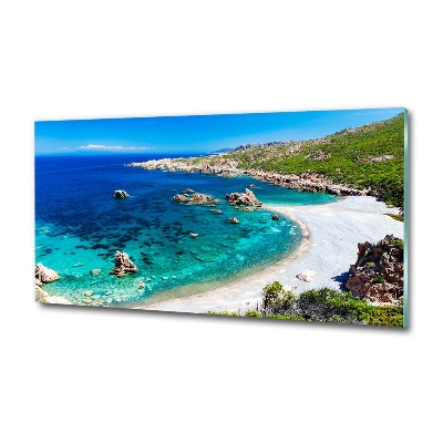 Glasbild Meeresbucht