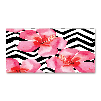 Bild auf glas Hawaiianische Blumen